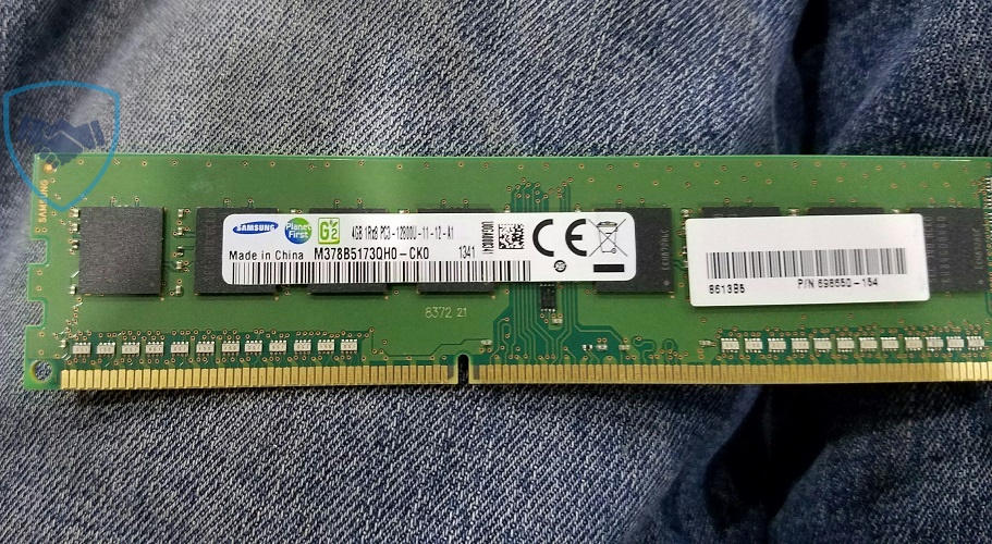 Bộ nhớ trong RAM HP 4GB 1Rx8 PC3-12800U 1600MHz 698650-154