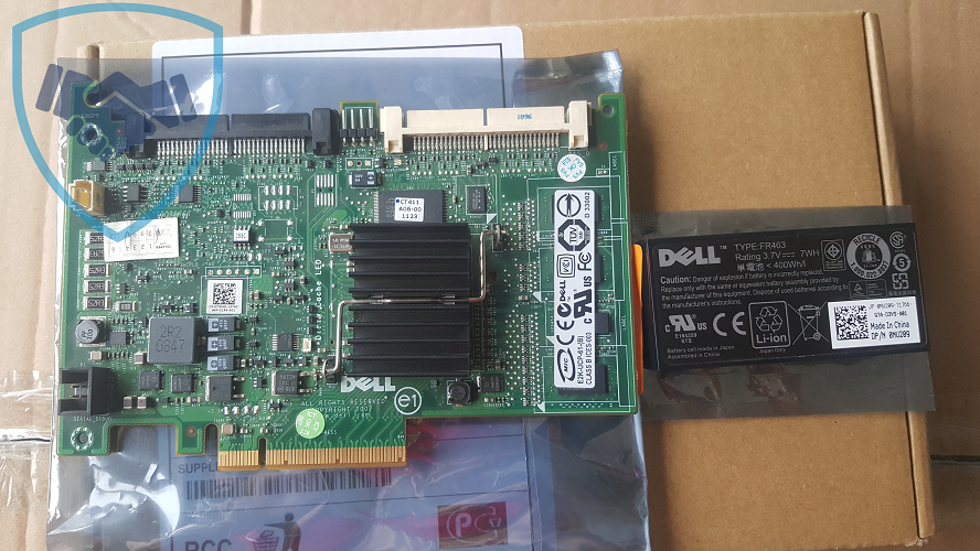 Cạc điều khiển Dell PERC 6i 8 ports PCI-E 300Mb/s SAS 0M867M