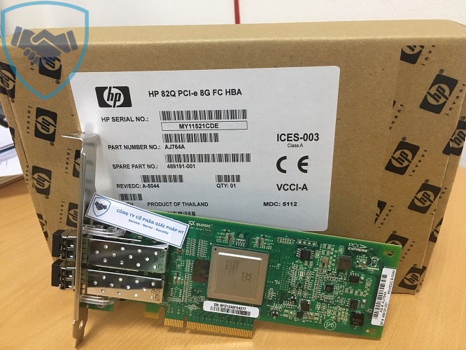 Cạc kết nối quang HPE 82Q 8Gb Dual Port PCIe HBA AJ764A