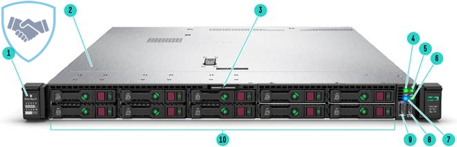 Máy chủ HPE Proliant DL360 Gen10 8SFF CTO S4114