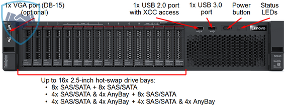 Máy chủ Lenovo ThinkSystem SR650 7X06A03JSG