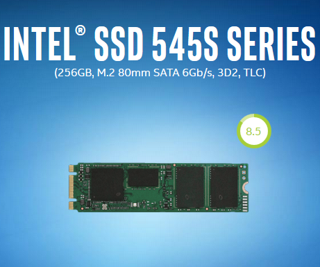 Ổ SSD Intel 545S 256GB M.2 2280 SATA3